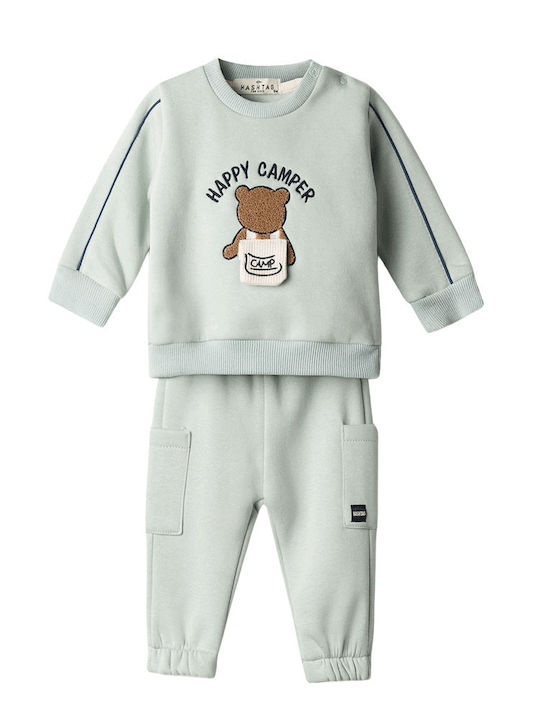 Hashtag Kids Sweatpants Set With Top Light Blue