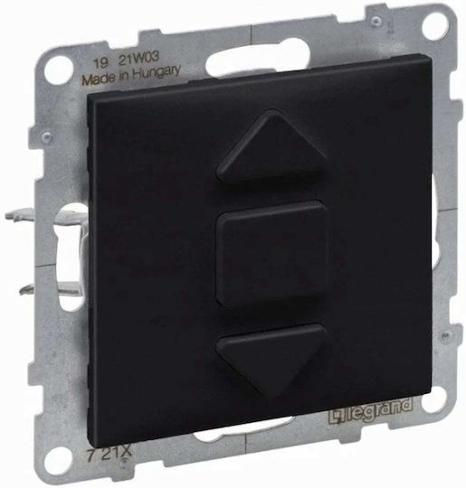 Legrand Suno Buton de Control Obturator Rulou 6a Negru 721441