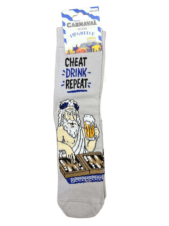 Carnaval Socks Herren Grau Socken