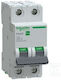 Schneider Автоматичен Прекъсвач C 50A 2P Easy9 Pro Ez9f57250