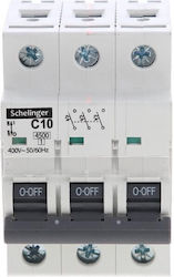 Bemko Automatischer Leistungsschalter 10A Dreipolig