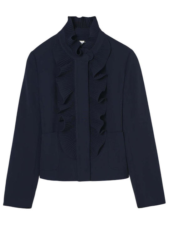 Damen Strickjacke Marineblau