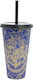 Stor Kinder Trinkflasche Harry Potter Thermos mit Stroh Mehrfarbig