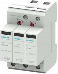 Siemens Sentron Ограничител на пренапрежение Тип 2 Фотоволтаични 3p 1000 V Dc Iimp 15ka Imax 40ka 5sd7483-0kk02