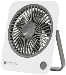 Techly Ventilator de birou Alb TLY_621666