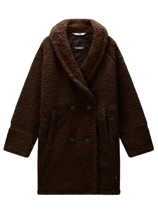 Curly Women's Coat Demitasse