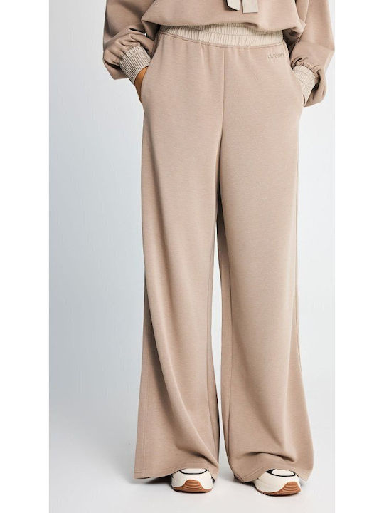 Funky Buddha Damen Jogginghosen mit Jogger Brau...