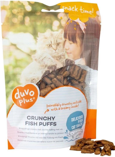 Duvo Plus Katzenleckerlis mit Fisch für Erwachsene Katzen 50g