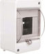 Incobex Wall Mounted Electrical Fuse Box 1 Row 4 Elements