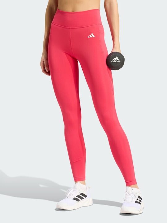 Optime Essentials Stash Pocket Training Colanti Lungi Pentru Femei Talie Înaltă Fuchsia