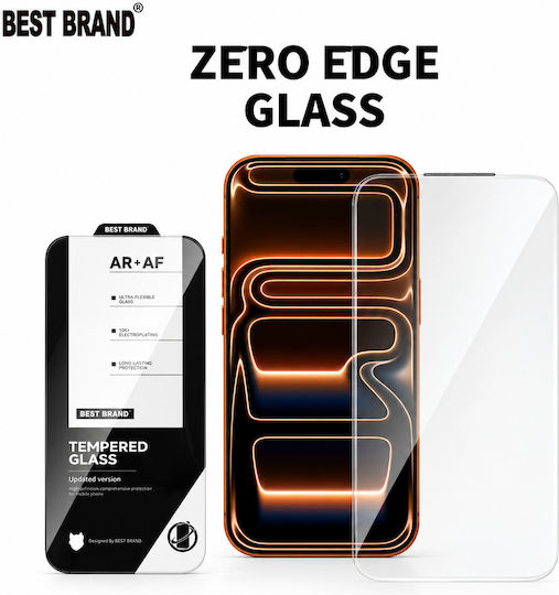 Best Brand Full HD Sticlă Temperată Ar+af Zero Edge iPhone 16 Pro iPhone 17 iPhone 17 Pro iPhone 18 Pro