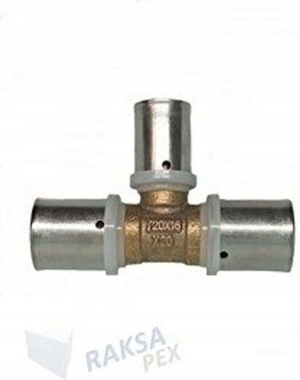 Raksa Pex T3-2016-3t Намаляващ Тръбен Гроб Pex 20x16x16mm Пресован