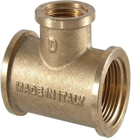 Tdm Brass Rohr-T-Stück 3 4x1 2x3 4 V V V