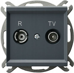 Ospel Priză Terminală Pentru Antenă Gri