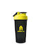 Hiro.Lab Shaker 500ml Black/Yellow με Μεταλλική Μπάλα Ανάμειξης BPA Free