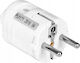 Duwi Schuko Stecker Bipolar Weiß