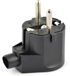 Duwi Schuko Stecker Ecke Schwarz Duwi Schuko Stecker Ecke Schwarz