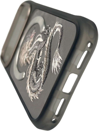 Nimmy Case Magnetic Fantasy Animal Dragon Compatible Magsafe Iphone 18 Pro Max/17 Pro Max Grey