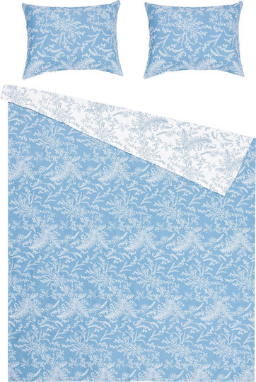 Domoletti Duvet Cover Set 200x220cm Double With 2 Pillowcases Sateen