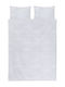 Domoletti Set Bettbezug Baumwolle 200x220cm Doppel mit 2 Kissenbezügen Cotton