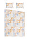 Domoletti Cotton Satin Duvet Cover Set 200x220cm Double With 2 Pillowcases Sateen