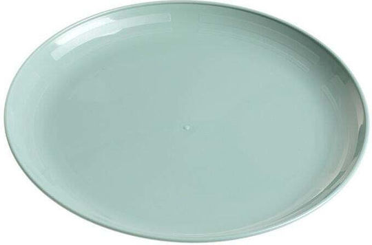 Schlosser Schlosser Servierplatte Rund Kunststoff Grüne mit Durchmesser 23cm