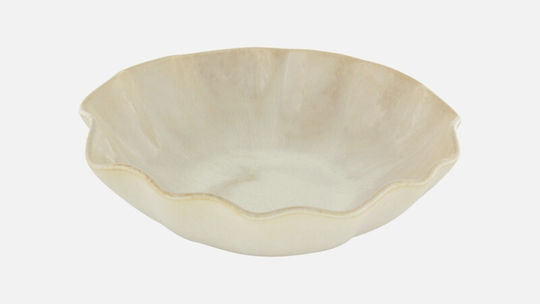 Playground Nami Servierplatte und Schüssel Tief Beige 22cm