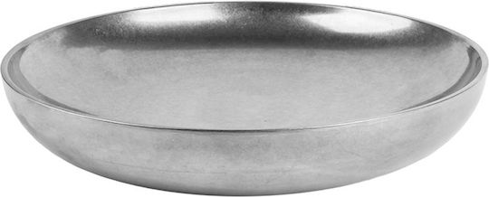 Espiel Antique Farfurie joasă Inox Gri cu Diametru 24cm