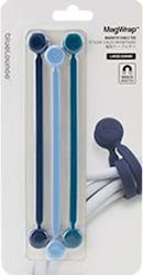 Bluelounge Bluelounge Kunststoff Kabelbinder in Blauer Farbe (3 Stück) Bluelounge Bluelounge Kunststoff Kabelbinder in Blauer Farbe (3 Stück)