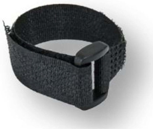 Dedra Velcro Kabelbinder 310mmx16mm in Schwarz Farbe (5Stück) 11RC16311