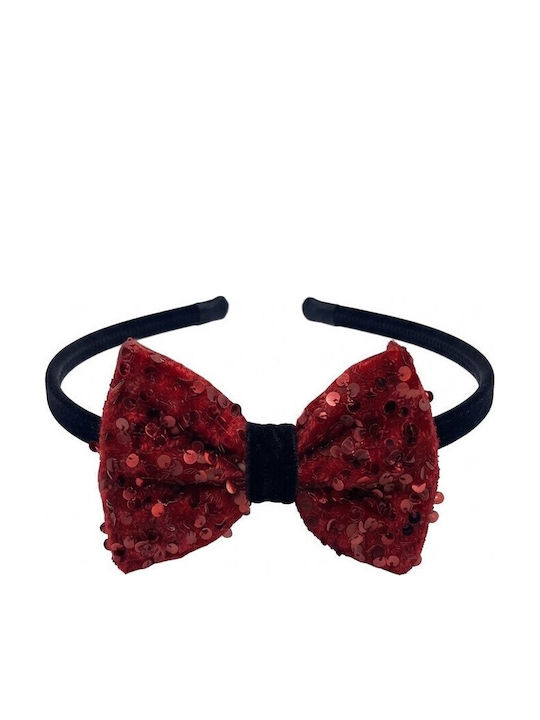 Kids Headband with Red Bow