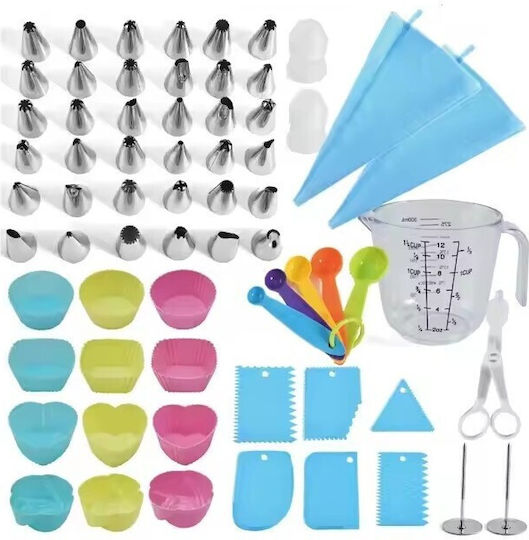 Set de instrumente de patiserie din Plastic 63 bucăți
