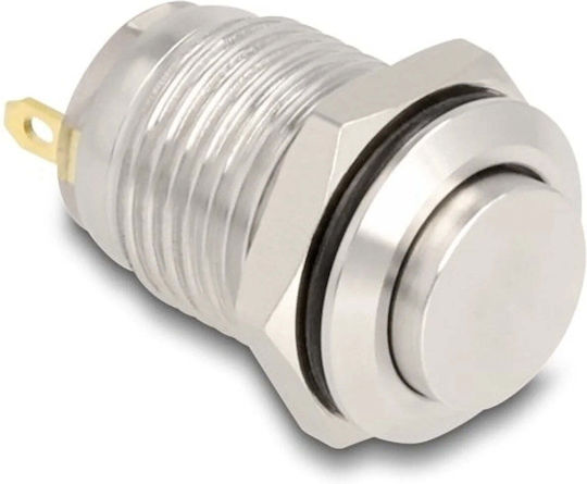 Delock Mounting Button 12 Mm 2 Solder Terminals