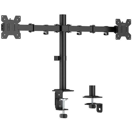 LogiLink Βаза За Офис за 2 Екрана до 32" с Ръка (BP0217)