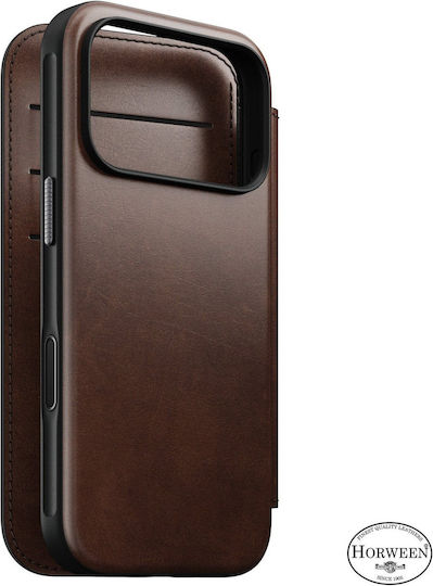 Nomad Modern Leather Folio Rustic Brown Horween Iphone 18 Pro/17 Pro 114759118e8e