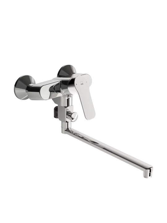 Oras Linea Mischung Waschbeckenarmatur Silber