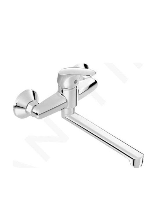 Talas Mischung Waschbeckenarmatur Silber