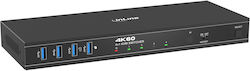 Altusen Inline KVM & Data Switch with DisplayPort / USB / RS-232 / Audio / USB 3.0