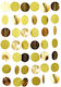 Circle Banner Flippy Fringe Style 4 M Thread Roll Included Gold