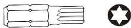 Jonnesway Torx Wrench With T20 Head Size Tip