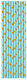 Set 10 Paie De Baut Din Hârtie Flippy 19.5 Cm Albastru Auriu Cu Buline Model Alista Home