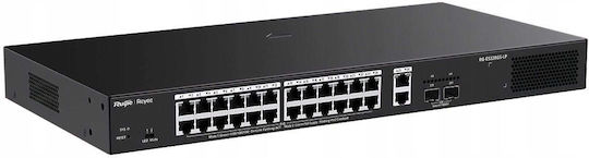 Ruijie RG-ES228GS-LP Comutator L2 PoE+ cu 24 de Porturi Ethernet
