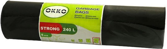 Okko Müllsäcke Kapazität 240lt Verstärkt 5 Stück