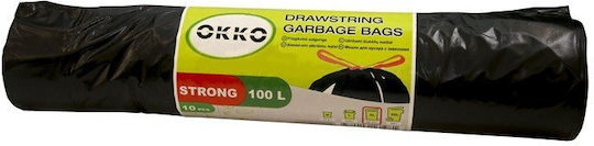 Okko Okko Müllsäcke Verstärkte Kapazität 100lt Stark 10 Stück