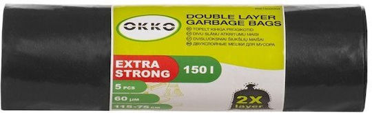 Okko Okko Müllsäcke Für Den Garten Mit 150lt Kapazität 5Stück Grüne