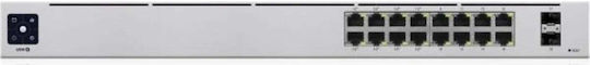 Ubiquiti UniFi L2 PoE+ Switch mit 16 Ethernet-Verbindungen