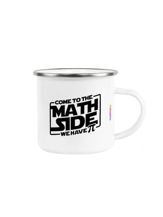 Koupakoupa Come To The Math Side Метална Бяла Ч...