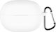 Θήκη Huawei Freebuds 5 Pro Silicone Skin Carabiner White