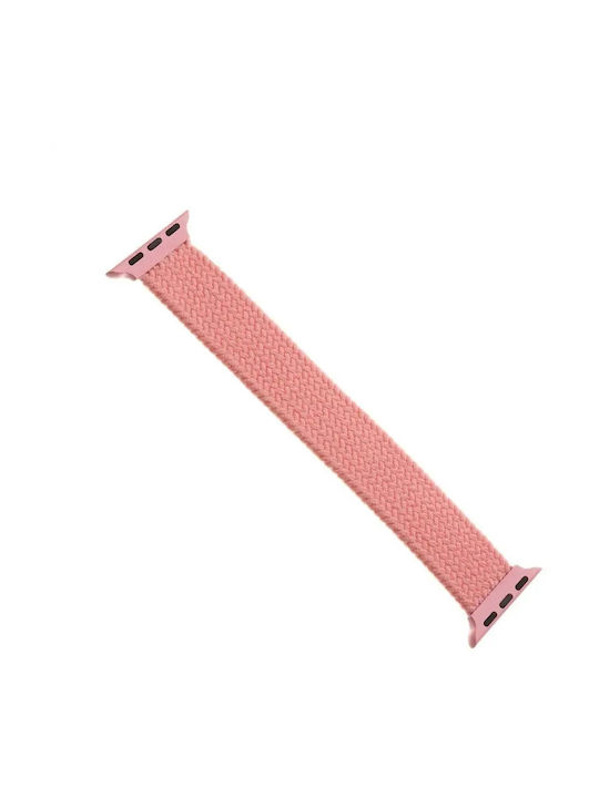 Fixed Elastisches Nylonarmband Fixed Nylonarmband Apple Watch 38 40 41mm Größe XL Rosa