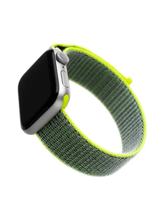 Fixed Νάιλον Λουρί Apple Watch 38 40 41mm Σκούρο Λαχανί